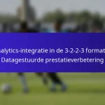 Analytics-integratie in de 3-2-2-3 formatie: Datagestuurde prestatieverbetering