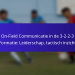 On-Field Communicatie in de 3-2-2-3 Formatie: Leiderschap, tactisch inzicht